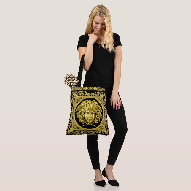 La bolsa de oro de Medusa Tote (Puesto)