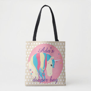 La bolsa de pañales mágica del unicornio