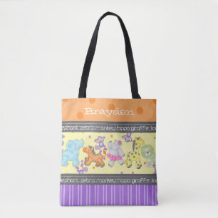 La bolsa de pañales personalizada "de la selva de