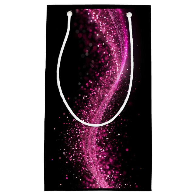 La bolsa de papel brillante en las secuencias rosa (Anverso)