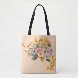 La bolsa de té de trigo y flores
