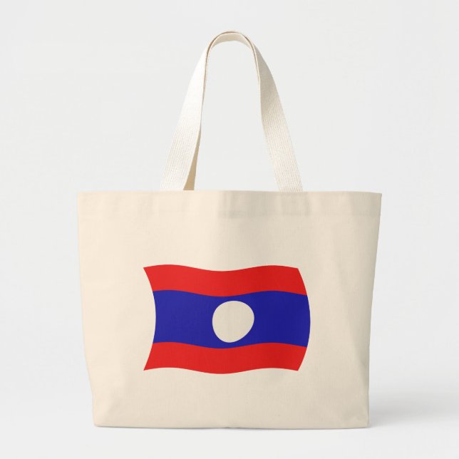 La bolsa de tocador de la bandera de Laos (Frente)