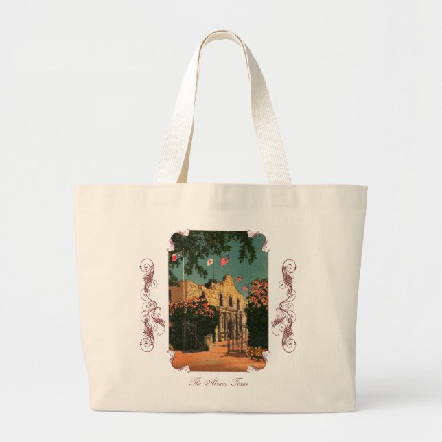 La Bolsa de Tote del Álamo de Texas (Frente)