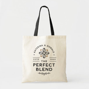 La Bolsa De Tote Del Boda De Café De Mezcla Perfec