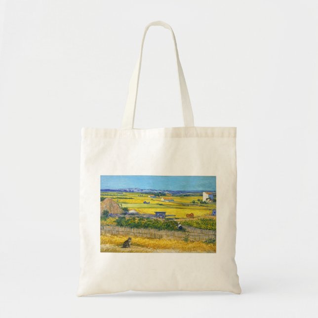 La Bolsa Tote del Gato de la Cosecha (Frente)
