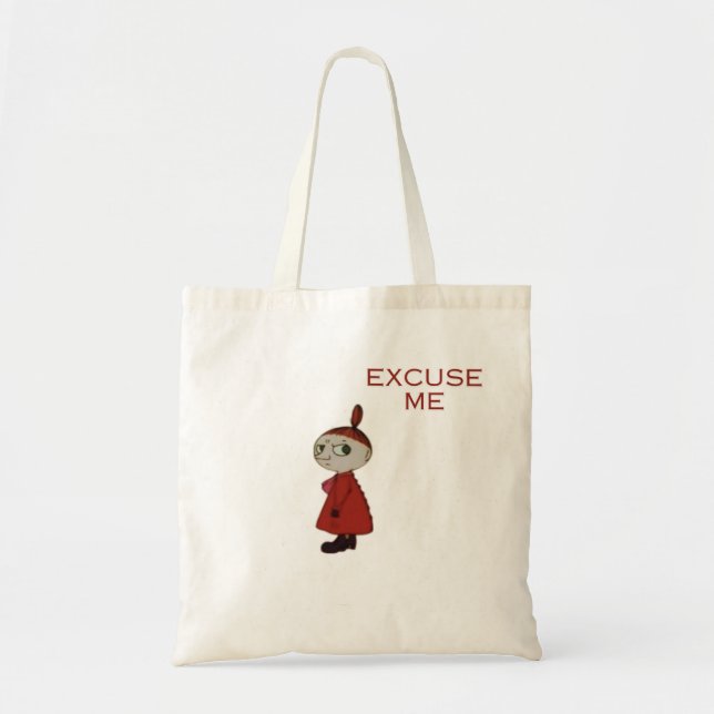 La bolsa Tote que dice Disculpe (Frente)