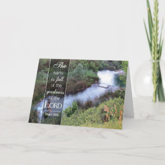 La bondad del Señor - Tarjeta de Escritura