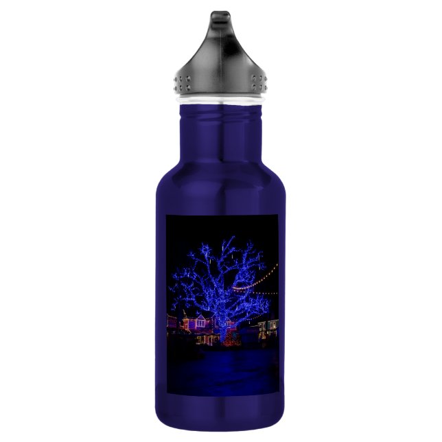 La botella de agua de acero inoxidable Blue Tree (Derecha)