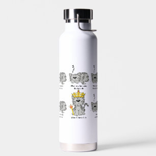 La botella de agua de acero inoxidable Cat