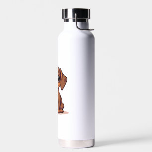 La botella de agua de Dachshund