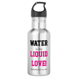 La botella de agua de las mujeres del "amor