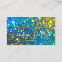 La brillante tarjeta de visita holográfica Opal