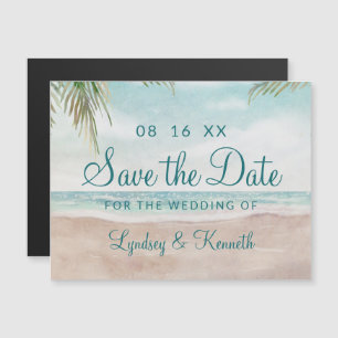 La brisa de la isla de la boda de la playa pintada