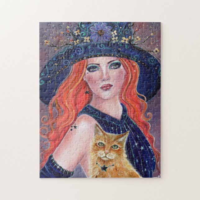 La bruja de Tabitha Halloween y el puzzle de Kitty (Vertical)
