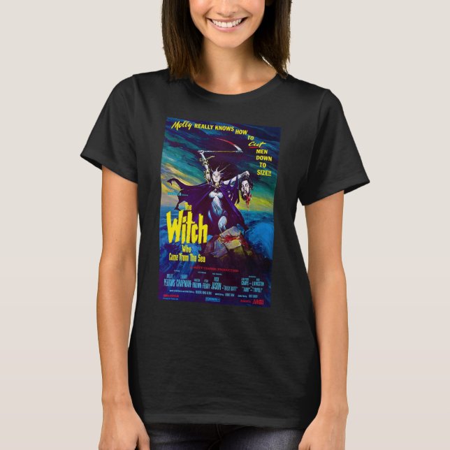 "La bruja que vino del mar" Camisa de terror (Anverso)