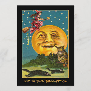 La bruja ventilado por la invitación al texto sang