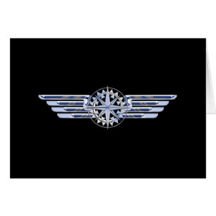 La brújula de la brújula del piloto de aire cromad