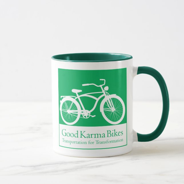 La buena karma Bikes la taza (Derecha)