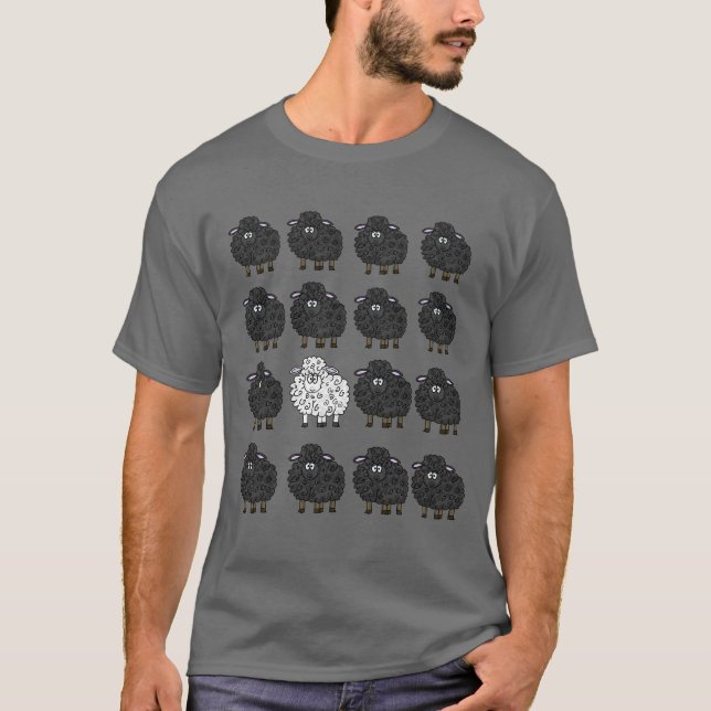 La Buena Oveja En La Camiseta Familiar (Anverso)