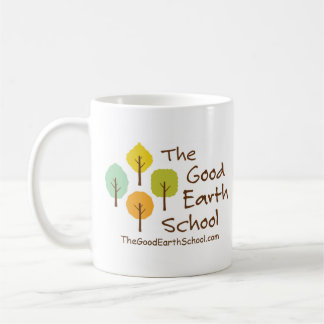 La buena taza de café de la escuela de la tierra