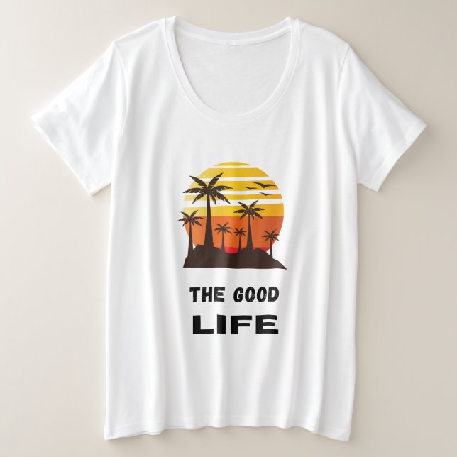 La buena vida de las mujeres más la camiseta de ta (Anverso del diseño)