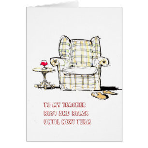 La butaca a mi resto del profesor, se relaja hasta