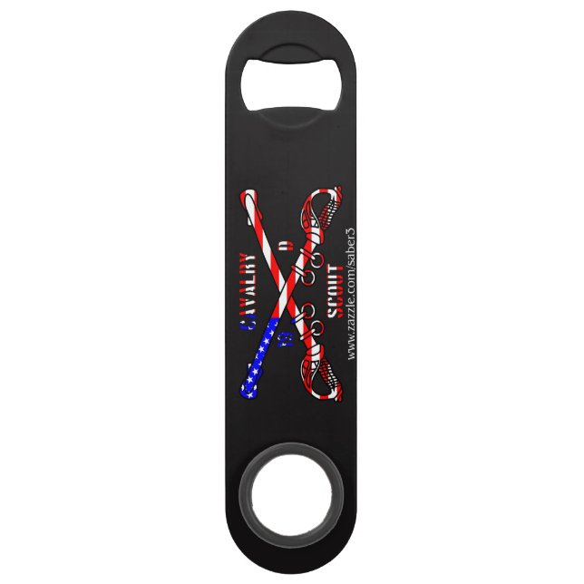 La caballería americana apresura el abrebotellas (Anverso)