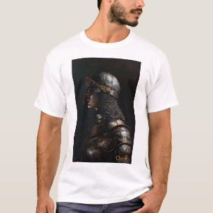 La caballería medieval de Knight en la camiseta de