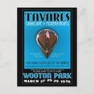 La cabaña de Tavares de los barcos modernos postal