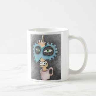 la cabeza en mi taza de café