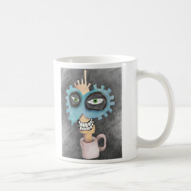 la cabeza en mi taza de café (Derecha)