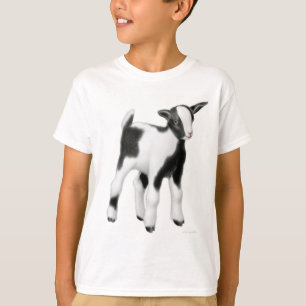 La cabra linda del bebé embroma la camiseta