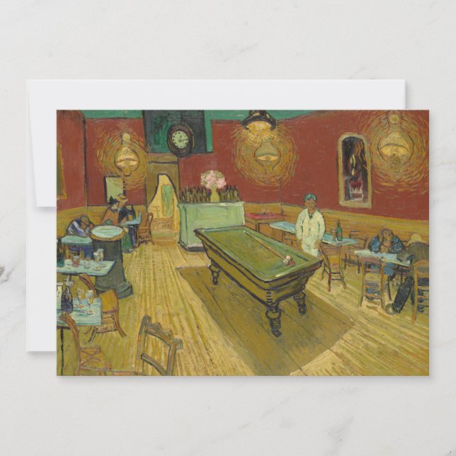La cafetería nocturna | Vincent van Gogh (Anverso)