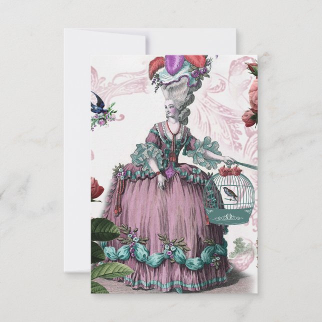 la cage aux oiseaux (La jaula de los pájaros) rsvp (Anverso)