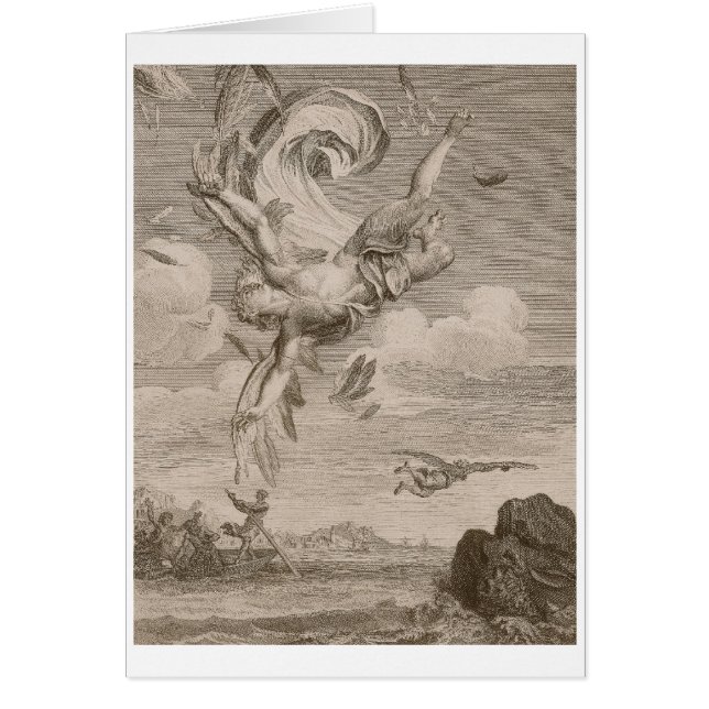 La caída de Ícaro, 1731 (grabado) (Frente)