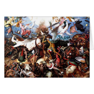 "La caída de los ángeles rebeldes" de Pieter Brueg