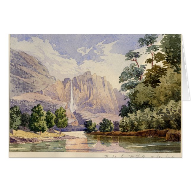 La caída de Yo-Semite. 2.634 pies (Anverso (Horizontal))