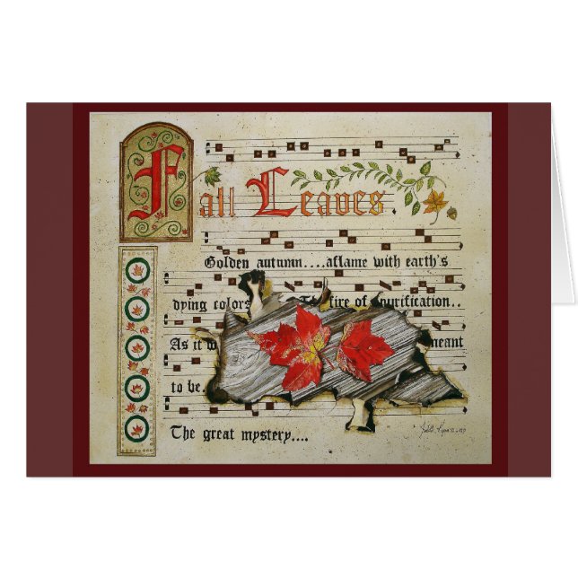 La caída deja el manuscrito (Anverso (Horizontal))