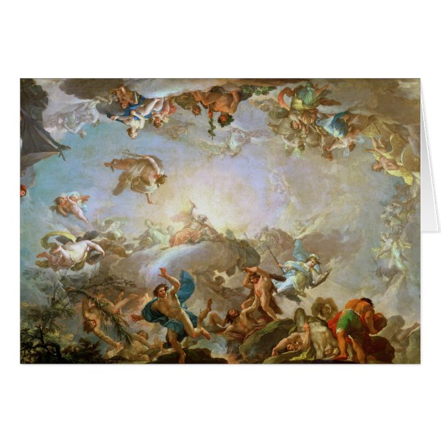La caída del Giants que sitia Olympus, 1764 (oi (Anverso (Horizontal))