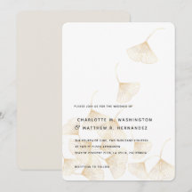 La caída del Ginkgo deja la invitación a la boda