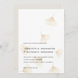 La caída del oro de Ginkgo deja la invitación a la