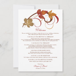 La caída rusa deja una tarjeta de bienvenida Boda