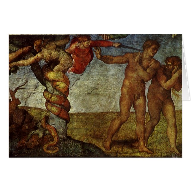 La caída y expulsión de Michelangelo, Jardín del E (Anverso (Horizontal))