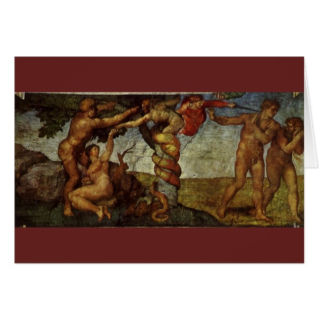 La caída y expulsión de Michelangelo, Jardín del E (Anverso (Horizontal))