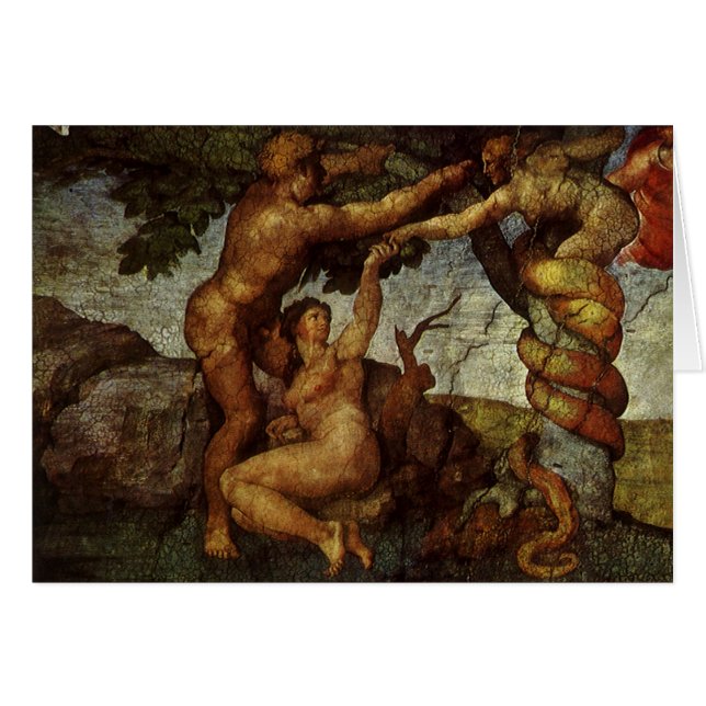 La caída y expulsión de Michelangelo, Jardín del E (Anverso (Horizontal))