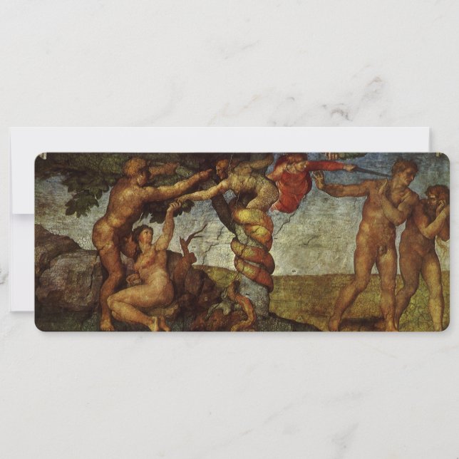 La caída y expulsión de Miguel Ángel, Jardín del E (Anverso)