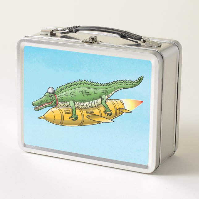 La Caja de Comida del Cocodrilo Cohete (Anverso)