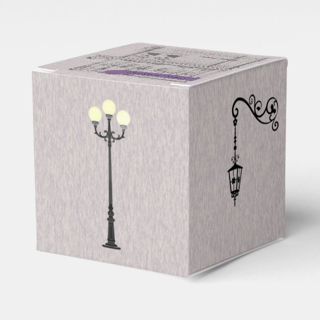 La caja del favor de la gran boda fácil (Costado Anverso)