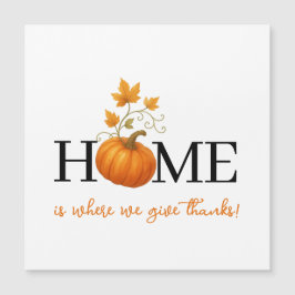 La Calabaza de Acción de Gracias a casa es donde d