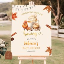 La calabaza otoñal está preparando la señal de bie